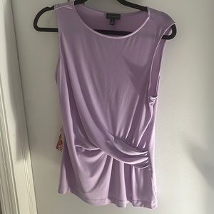 The Limited Lilac Sleeveless Wrap Blouse - Size S